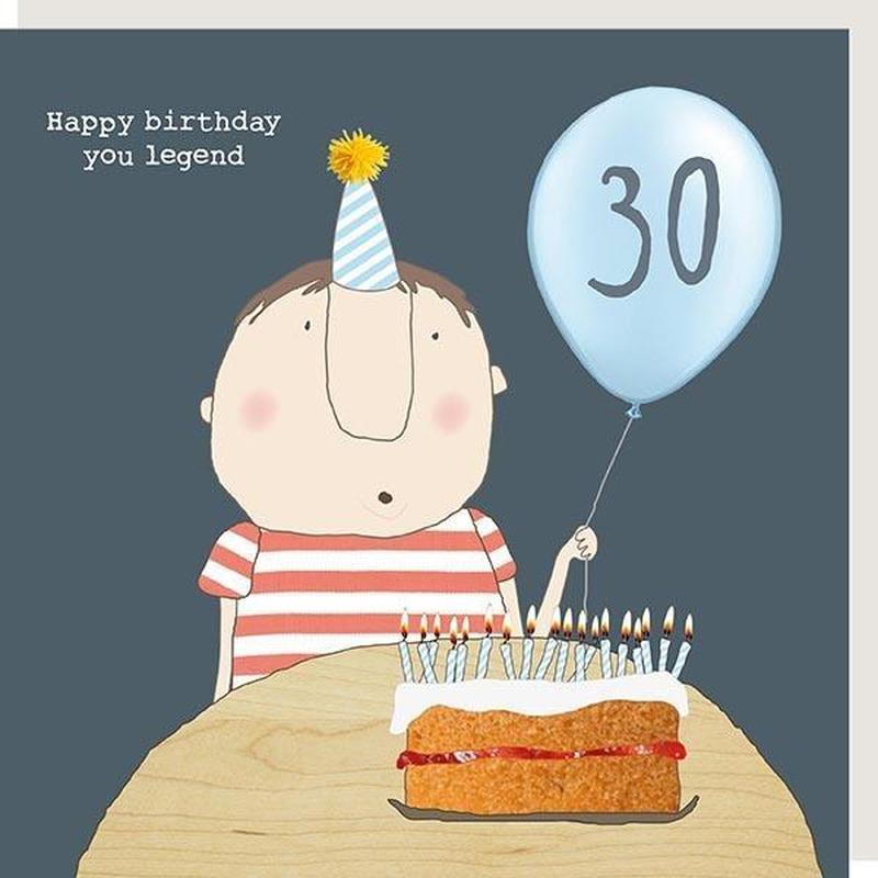 Happy Birthday You Legend! 30-Rosie Made A Thing-Shop At The Hive Ashburton-Lifestyle Store & Online Gifts