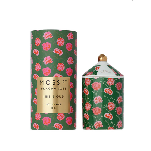 Iris & Oud Ceramic Candle 100g-Moss St. Fragrances-Shop At The Hive Ashburton-Lifestyle Store & Online Gifts