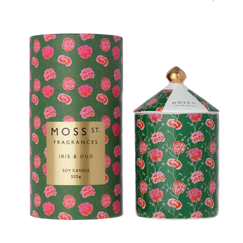 Iris & Oud Ceramic Candle 320g-Moss St. Fragrances-Shop At The Hive Ashburton-Lifestyle Store & Online Gifts