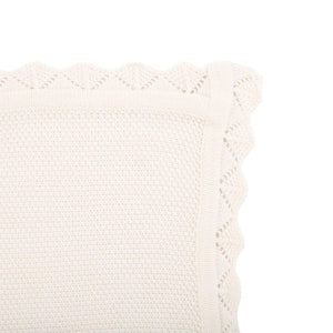 Knitted Blanket / Cream-All4Ella-Shop At The Hive Ashburton-Lifestyle Store & Online Gifts