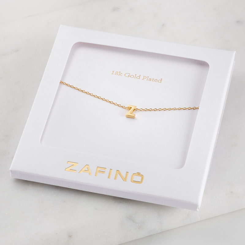 Letter Necklace / Gold-Zafino-Shop At The Hive Ashburton-Lifestyle Store & Online Gifts