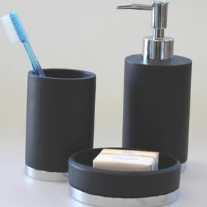 Noir & Chrome Soap Holder-Flair Gifts & Home-Shop At The Hive Ashburton-Lifestyle Store & Online Gifts