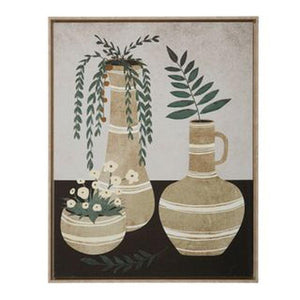Pottery Natural Frame Oil Canvas-Coast to Coast-Shop At The Hive Ashburton-Lifestyle Store & Online Gifts