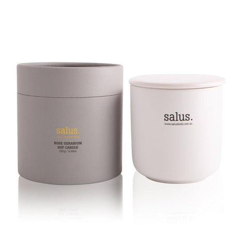 Rose Geranium Soy Porcelain Candle-Salus Body-Shop At The Hive Ashburton-Lifestyle Store & Online Gifts