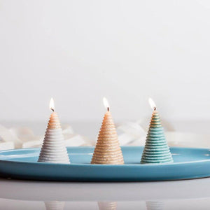 Set of 3 Christmas Tree Candles-Natural Light Candle Company-Shop At The Hive Ashburton-Lifestyle Store & Online Gifts