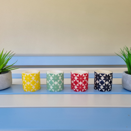 Small Pop Star Coconut + Lime / White+Blue-Natural Light Candle Company-Shop At The Hive Ashburton-Lifestyle Store & Online Gifts